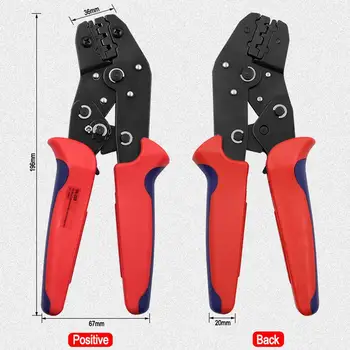 Adeeing Terminals Crimp Pliers and Interchangeable Dies Wire Crimper Crimping Tools Ratcheting 7Inch SN-28B
Adeeing Terminals Crimp Pliers and Interchangeable Dies Wire Crimper Crimping Tools Ratcheting 7Inch SN-28B
