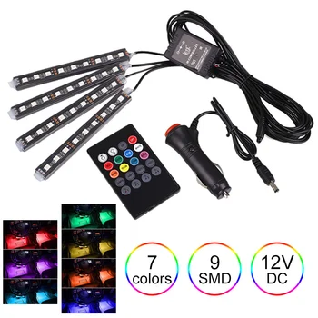 Led Car Interior Backlight With Usb Cigarette Lighter Ambient Atmosphere Mood Light Rgb Remote App Auto Foot Decorative Lamp
Led Car Interior Backlight With Usb Cigarette Lighter Ambient Atmosphere Mood Light Rgb Remote App Auto Foot Decorative Lamp
