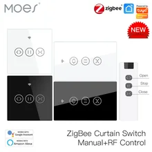 ZigBee RF Smart Touch Curtain Switch Roller Blinds Shutter Tuya Smart App Wireless Control Relay Status Works with Alexa Google
ZigBee RF Smart Touch Curtain Switch Roller Blinds Shutter Tuya Smart App Wireless Control Relay Status Works with Alexa Google