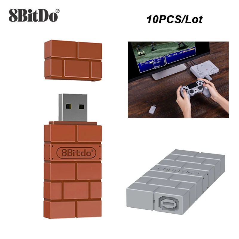 10PCS/Lot 8Bitdo Bluetooth Wireless Adapter Receiver For Windows Mac For Nintend Switch For PS3 PS4 Controller USB Adapter
10PCS/Lot 8Bitdo Bluetooth Wireless Adapter Receiver For Windows Mac For Nintend Switch For PS3 PS4 Controller USB Adapter