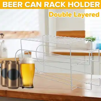 Solid Double-layer Finishing Shelf Beverage Cans Storage Shelf Storage-Rack Refrigerator Fresh Drink Beer Cola Cans Storage Rack
Solid Double-layer Finishing Shelf Beverage Cans Storage Shelf Storage-Rack Refrigerator Fresh Drink Beer Cola Cans Storage Rack