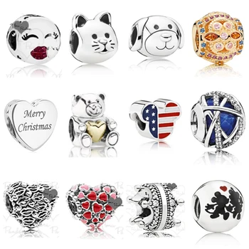 NEW 2018 New 925 Sterling Silver & Rose Crystal Valentine's Day Christmas Charms Bead Fit Bracelets DIY Factory Wholesale
NEW 2018 New 925 Sterling Silver & Rose Crystal Valentine's Day Christmas Charms Bead Fit Bracelets DIY Factory Wholesale