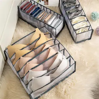 1 Set/3pcs Compartments Clothes Storage Box Closet Drawer Dividers Organizer Storage Case For Socks Bra Underwear
1 Set/3pcs Compartments Clothes Storage Box Closet Drawer Dividers Organizer Storage Case For Socks Bra Underwear