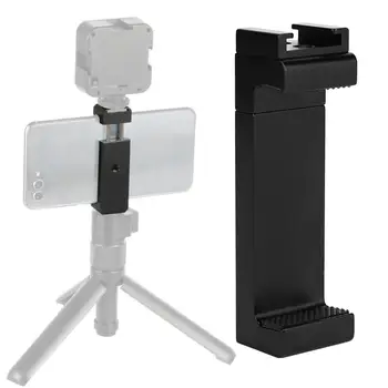 Universal Phone Tripod Mount Holder Stand Clip with Cold Shoe Mount 1/4" Screw for Microphone LED Video Light for Live Vlogging
Universal Phone Tripod Mount Holder Stand Clip with Cold Shoe Mount 1/4" Screw for Microphone LED Video Light for Live Vlogging