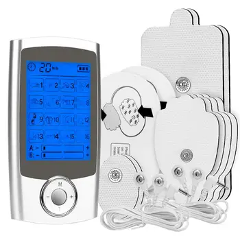 Dual Channel TENS Unit Muscle Stimulator, 16 Modes Rechargeable TENS Machine with 10 Electrode Pads
Dual Channel TENS Unit Muscle Stimulator, 16 Modes Rechargeable TENS Machine with 10 Electrode Pads