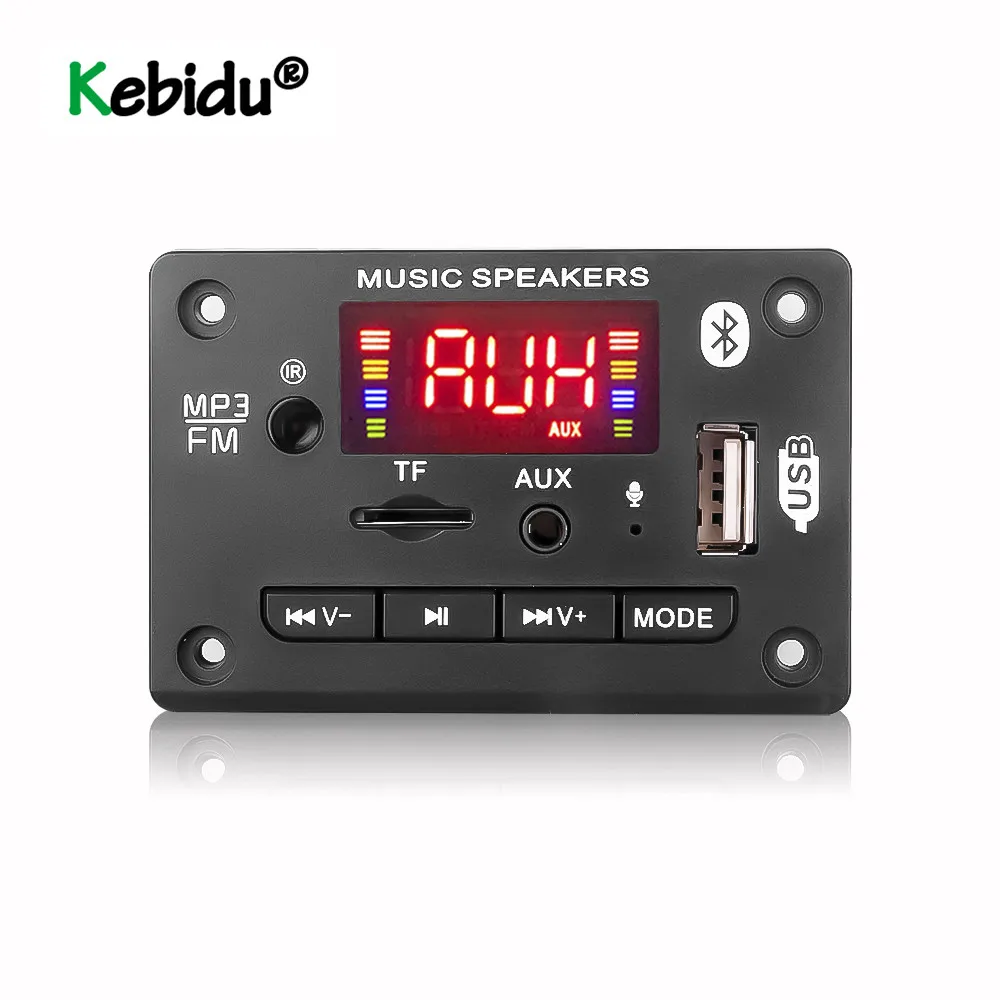 Bluetooth аудио MP3 WMA декодер плата с громкой связью голосовая запись USB TF FM радио