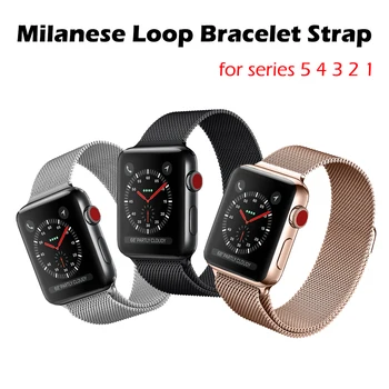 Milanese Loop band for Apple Watch Series 4 44mm 40mm High quality Stainless Steel Link Bracelet Strap for Apple watch 3 42/38mm
Milanese Loop band for Apple Watch Series 4 44mm 40mm High quality Stainless Steel Link Bracelet Strap for Apple watch 3 42/38mm
