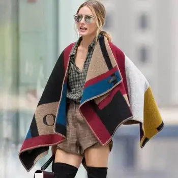 Make Your Name on Women Cape and Poncho Plaid Blanket Cloak Poncho Outwear Coat Shawl Oversized Scarf Women Wrap Shawl
Make Your Name on Women Cape and Poncho Plaid Blanket Cloak Poncho Outwear Coat Shawl Oversized Scarf Women Wrap Shawl