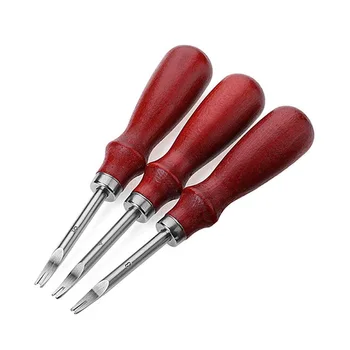 3 Pcs Leather Edge Bevelers, Wood Handle Leather Tools, Leather Craft Edge Cutting Tool for Beveling
3 Pcs Leather Edge Bevelers, Wood Handle Leather Tools, Leather Craft Edge Cutting Tool for Beveling