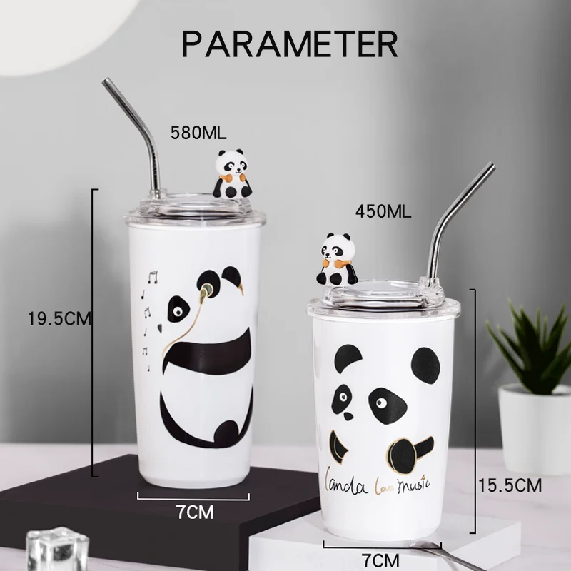 Pinkah Vacuum Coffee Mug 450ml 580ml Office Thermos Household Milk Cup with Lid and Stainless Steel Straw Water Cup Free Custom
Pinkah Vacuum Coffee Mug 450ml 580ml Office Thermos Household Milk Cup with Lid and Stainless Steel Straw Water Cup Free Custom