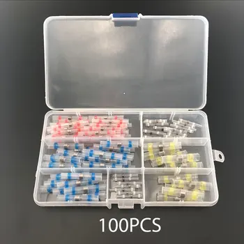 100PCS Solder Seal Wire Connector Heat Shrink Butt Terminals Electrical Insulated Marine Waterproof Copper Connectors
100PCS Solder Seal Wire Connector Heat Shrink Butt Terminals Electrical Insulated Marine Waterproof Copper Connectors