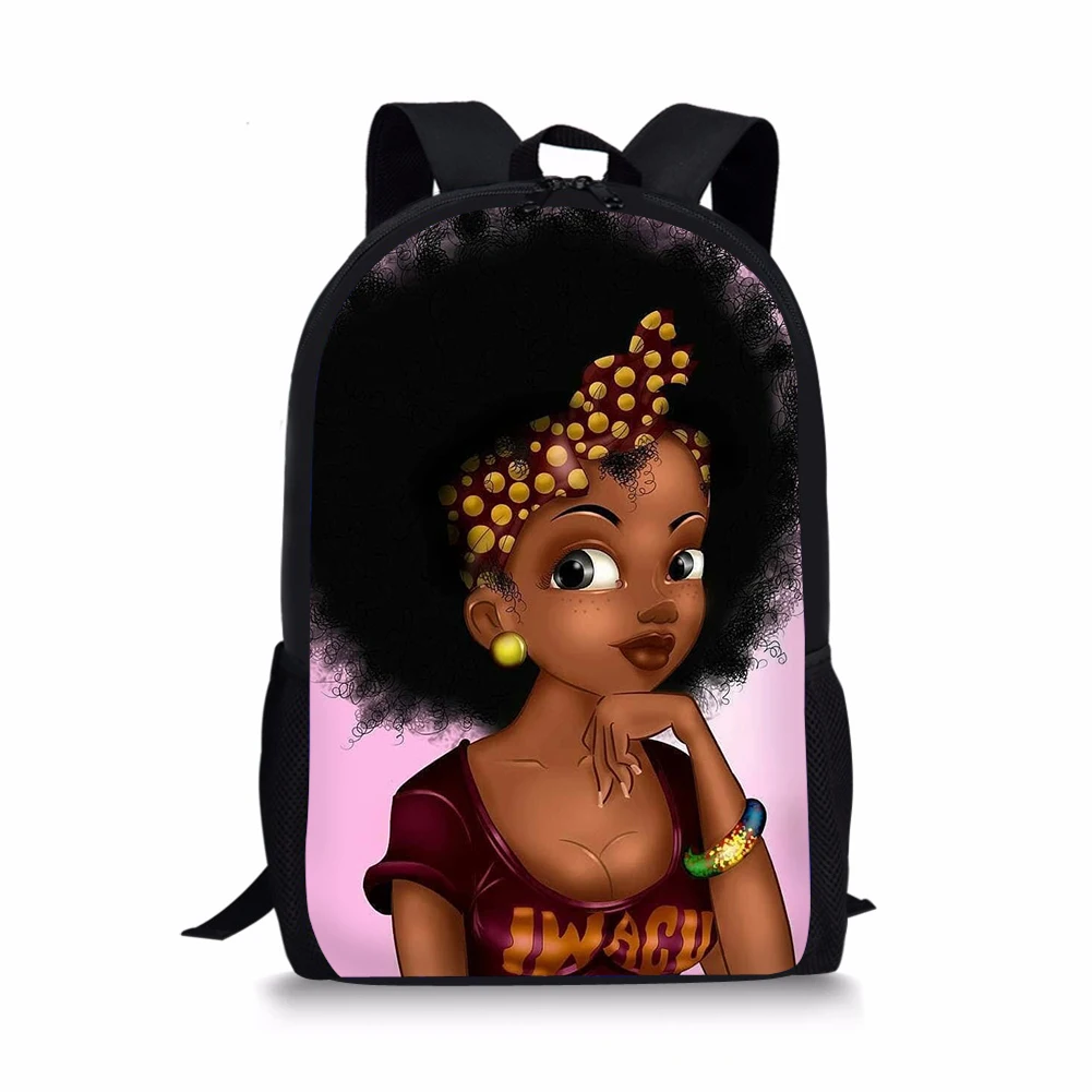 HaoYun Fashion Children's School Backpack Black African Girls Pattern School Book Bags Afro Arts Design Teenagers School Bags
HaoYun Fashion Children's School Backpack Black African Girls Pattern School Book Bags Afro Arts Design Teenagers School Bags