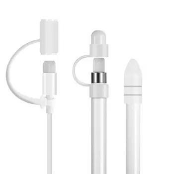 Anti-lost Cap Holder Nib Cover For Apple Pencil 2 1 Dust-proof Cable Adapter Tether Kit Prevent Loss Lightweight Silicone
Anti-lost Cap Holder Nib Cover For Apple Pencil 2 1 Dust-proof Cable Adapter Tether Kit Prevent Loss Lightweight Silicone