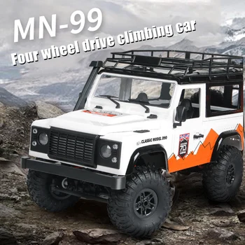 Hot Selling MN-99 Full Scale 1:12 RC Car Four-wheel Drive Climbing Car D90 Model Remote Control Car Toy LBV 
Hot Selling MN-99 Full Scale 1:12 RC Car Four-wheel Drive Climbing Car D90 Model Remote Control Car Toy LBV