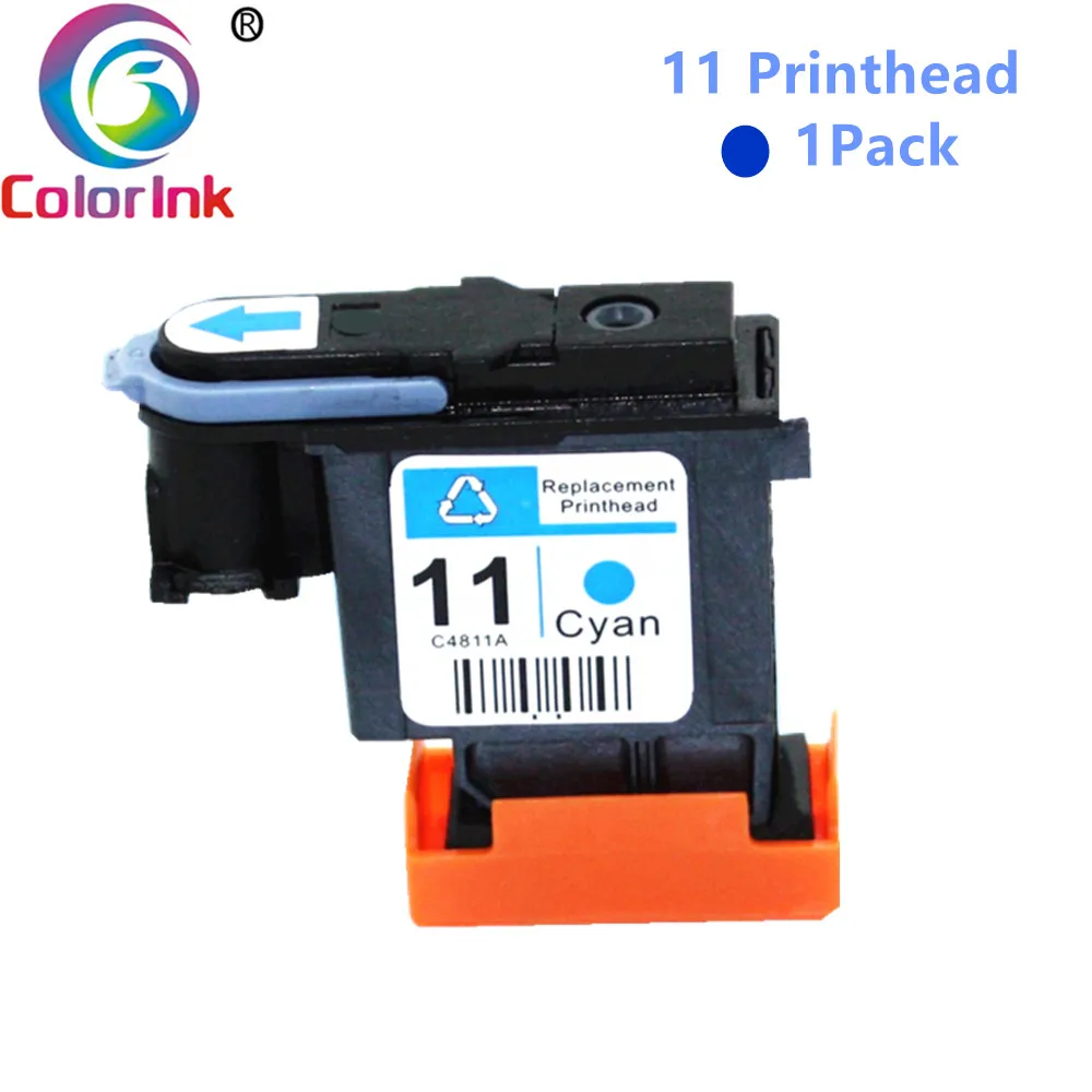 Печатающая головка ColorInk 11 голубая печатающая C4811A HP для принтера Designjet 70 100 110 111 120