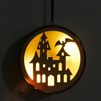 Wooden Halloween Lights Stylish Funny Exquisite Haunted House Round Hollow Witch LED Light Home Party Decoratiion
Wooden Halloween Lights Stylish Funny Exquisite Haunted House Round Hollow Witch LED Light Home Party Decoratiion