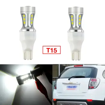 2x T15 W16W LED Car Bulb Canbus T16 921 For E60 E90 F10 X5 E39 Reverse Backup Lights 921 12V 1200Lm 9 SMD 5730 Chips Auto Lamp
2x T15 W16W LED Car Bulb Canbus T16 921 For E60 E90 F10 X5 E39 Reverse Backup Lights 921 12V 1200Lm 9 SMD 5730 Chips Auto Lamp