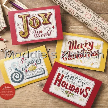CD52 14ct Cross Stitch Kit Card Package Greeting Card Needlework Counted Cross-Stitching Kits Christmas Gift Cards Joy Homefun
CD52 14ct Cross Stitch Kit Card Package Greeting Card Needlework Counted Cross-Stitching Kits Christmas Gift Cards Joy Homefun