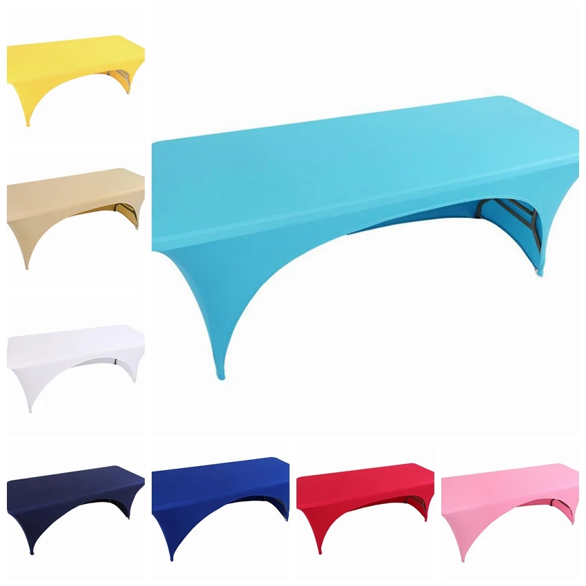 Wedding spandex table cloth cover rectangular lycra table cover one side open guest party name table cloth
Wedding spandex table cloth cover rectangular lycra table cover one side open guest party name table cloth