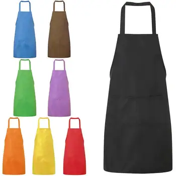 Solid Color Oil-resistant Aprons Restaurant Home Kitchen Cooking Protective Apron Household Merchandises Supplies 8 Colors
Solid Color Oil-resistant Aprons Restaurant Home Kitchen Cooking Protective Apron Household Merchandises Supplies 8 Colors