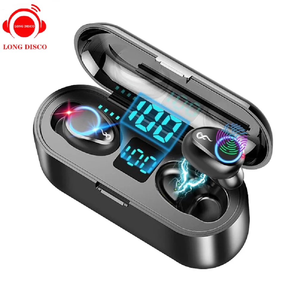Wireless Bluetooth 5.0 Earphones Double Mini Earbuds In-Ear Headset with Microphone as Smart Phone Power BanK for Music Calling
Wireless Bluetooth 5.0 Earphones Double Mini Earbuds In-Ear Headset with Microphone as Smart Phone Power BanK for Music Calling