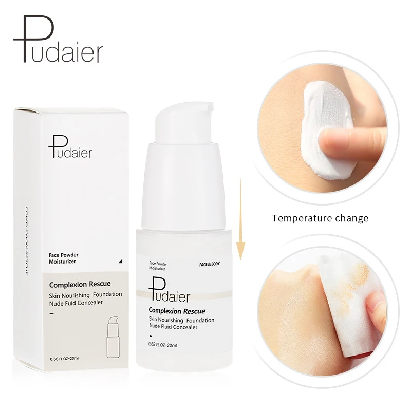 Color Changing Liquid Foundation Cream Makeup Base Nude Face Full Cover Lasting Concealer Waterproof Brighten Makeup Tools TSLM2
Color Changing Liquid Foundation Cream Makeup Base Nude Face Full Cover Lasting Concealer Waterproof Brighten Makeup Tools TSLM2