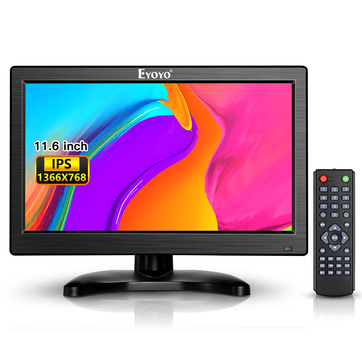 Eyoyo 12 Inch IPS 1366x768 HD Display CCTV Monitor HDMI Security Computer Raspberry Pi Built-in Speakers LCD Monitor
Eyoyo 12 Inch IPS 1366x768 HD Display CCTV Monitor HDMI Security Computer Raspberry Pi Built-in Speakers LCD Monitor