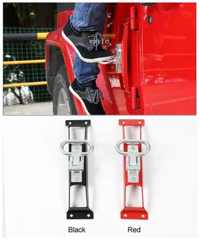 Exterior Door Panels Foot Pegs for Jeep Wrangler JK 2007-2017 Anti Slip Foot Rest Pedal Steel Car Door Steps Climbing Kit
Exterior Door Panels Foot Pegs for Jeep Wrangler JK 2007-2017 Anti Slip Foot Rest Pedal Steel Car Door Steps Climbing Kit