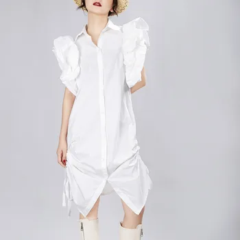 summer of 2020 web celebrity design sense of stereoscopic bubble flowers sleeveless draw string hem shirt skirt 1123 
summer of 2020 web celebrity design sense of stereoscopic bubble flowers sleeveless draw string hem shirt skirt 1123