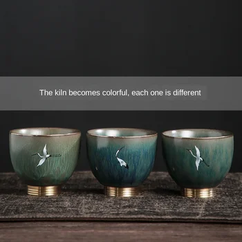 Coarse Pottery Kiln Baked Revitalizing Copper Sole Cup Retro Ceramic Kung Fu Tea Cup Large Size Master Cup Personal Cup Tea Cup
Coarse Pottery Kiln Baked Revitalizing Copper Sole Cup Retro Ceramic Kung Fu Tea Cup Large Size Master Cup Personal Cup Tea Cup