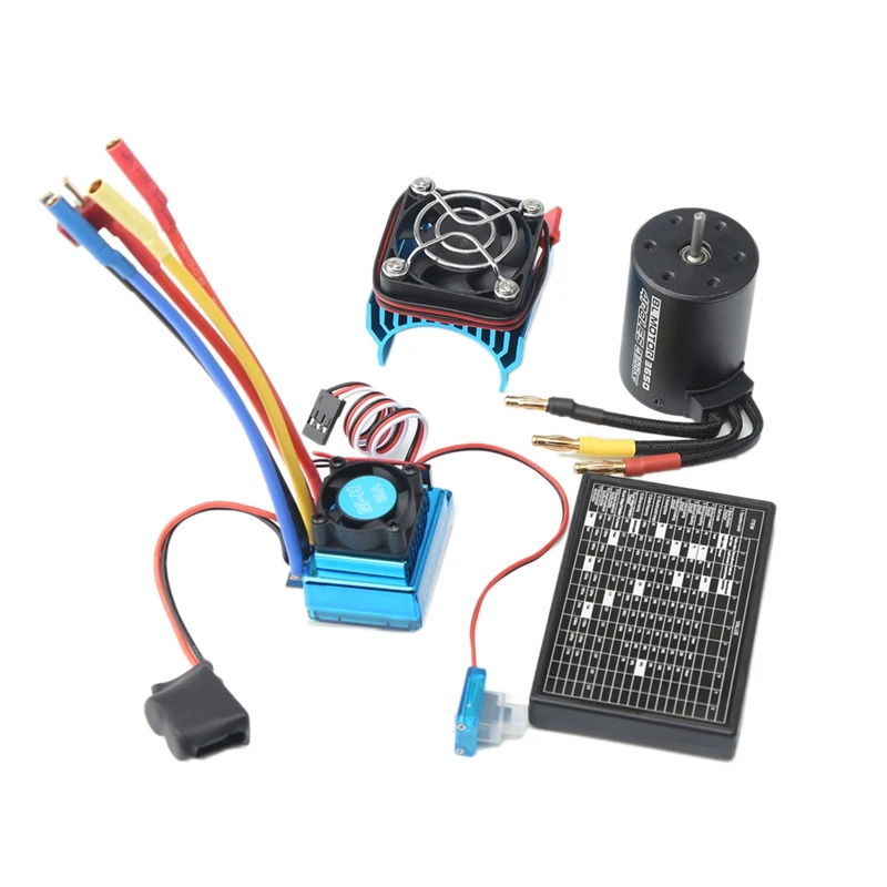 for 1:10 Rc Car Rc Boat Part 3650 4300Kv Brushless Motor & 60A Esc & Radiator with Program Card Combo for 1:10 Rc Car Rc Boat
for 1:10 Rc Car Rc Boat Part 3650 4300Kv Brushless Motor & 60A Esc & Radiator with Program Card Combo for 1:10 Rc Car Rc Boat