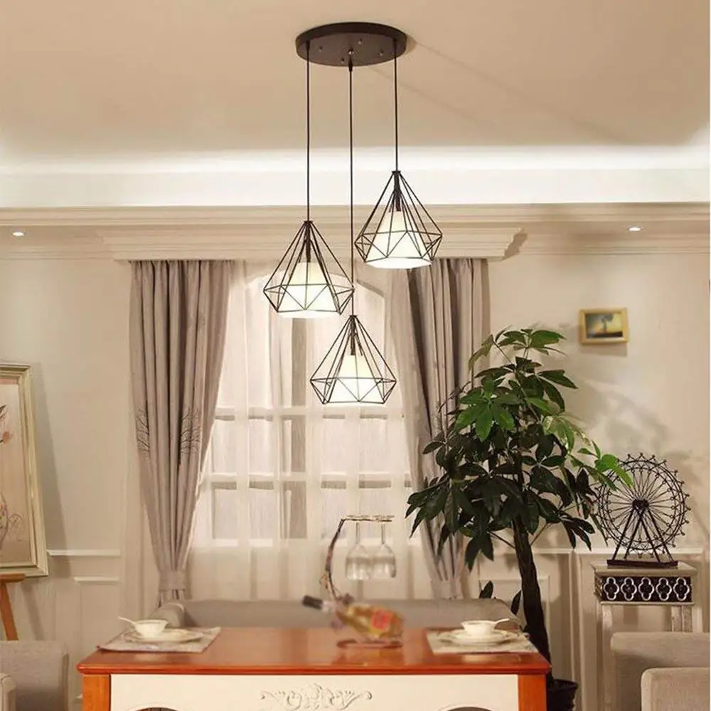 Useful Ceiling Down Light Walkway LED Durable Iron Chandelier LED Down Light Retro Kitchen Diamond E27 Flush Mount Pyramid Lamp
Useful Ceiling Down Light Walkway LED Durable Iron Chandelier LED Down Light Retro Kitchen Diamond E27 Flush Mount Pyramid Lamp
