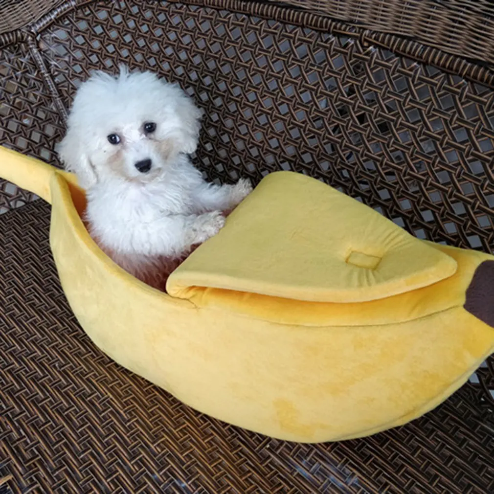 Funny Banana Shape Pets Cat Bed House Cozy Cute Banana Puppy Cushion Kennel Warm Portable Pet Basket Supplies Mat Beds
Funny Banana Shape Pets Cat Bed House Cozy Cute Banana Puppy Cushion Kennel Warm Portable Pet Basket Supplies Mat Beds