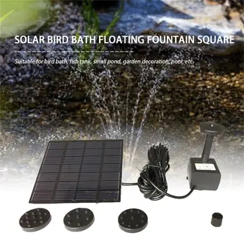 Fashion Square Shape Solar Panel Water Pump Kit Fountain Pool Garden Pond Submersible Watering Bird Bath Tank Set Drop Shipping
Fashion Square Shape Solar Panel Water Pump Kit Fountain Pool Garden Pond Submersible Watering Bird Bath Tank Set Drop Shipping