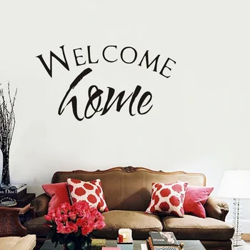 47x25.4cm Welcome Home Sticker Personality PVC Removable Waterproof Vinyl Wall Stickers Decor Decals Home Decor Wallpaper
47x25.4cm Welcome Home Sticker Personality PVC Removable Waterproof Vinyl Wall Stickers Decor Decals Home Decor Wallpaper