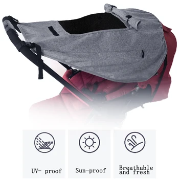 Portable Stroller Sunshade Shield Cover Awing Sun Protector with Breathable Window for Pushchair Pram Grey
Portable Stroller Sunshade Shield Cover Awing Sun Protector with Breathable Window for Pushchair Pram Grey