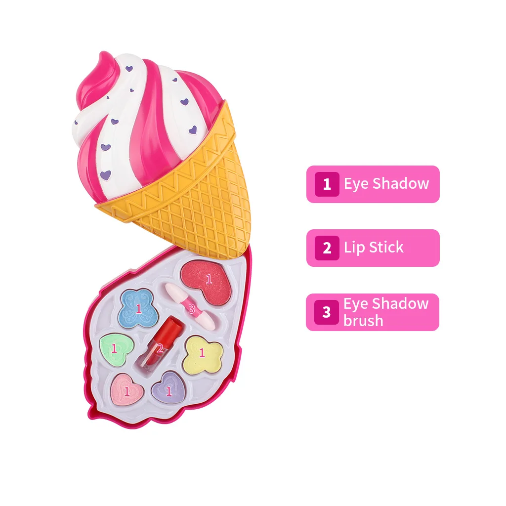 Washable Children's Makeup Toys Ice Cream Type Pretend Princess Play Sweet Maquillage Makeup Kit Cosmetics For Girls
Washable Children's Makeup Toys Ice Cream Type Pretend Princess Play Sweet Maquillage Makeup Kit Cosmetics For Girls