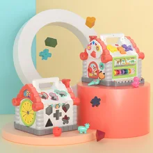 Multifunctional Musical Fun Hut Baby Toys House Musical Electronic Geometric Cognitive Building Blocks 739 Learning Puzzle Toys
Multifunctional Musical Fun Hut Baby Toys House Musical Electronic Geometric Cognitive Building Blocks 739 Learning Puzzle Toys