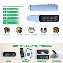 2.98" Touch Screen Wifi Support Offline 112 Languages Translation Scanning Translator Smart Instant Voice Photo Translation Pen
2.98" Touch Screen Wifi Support Offline 112 Languages Translation Scanning Translator Smart Instant Voice Photo Translation Pen