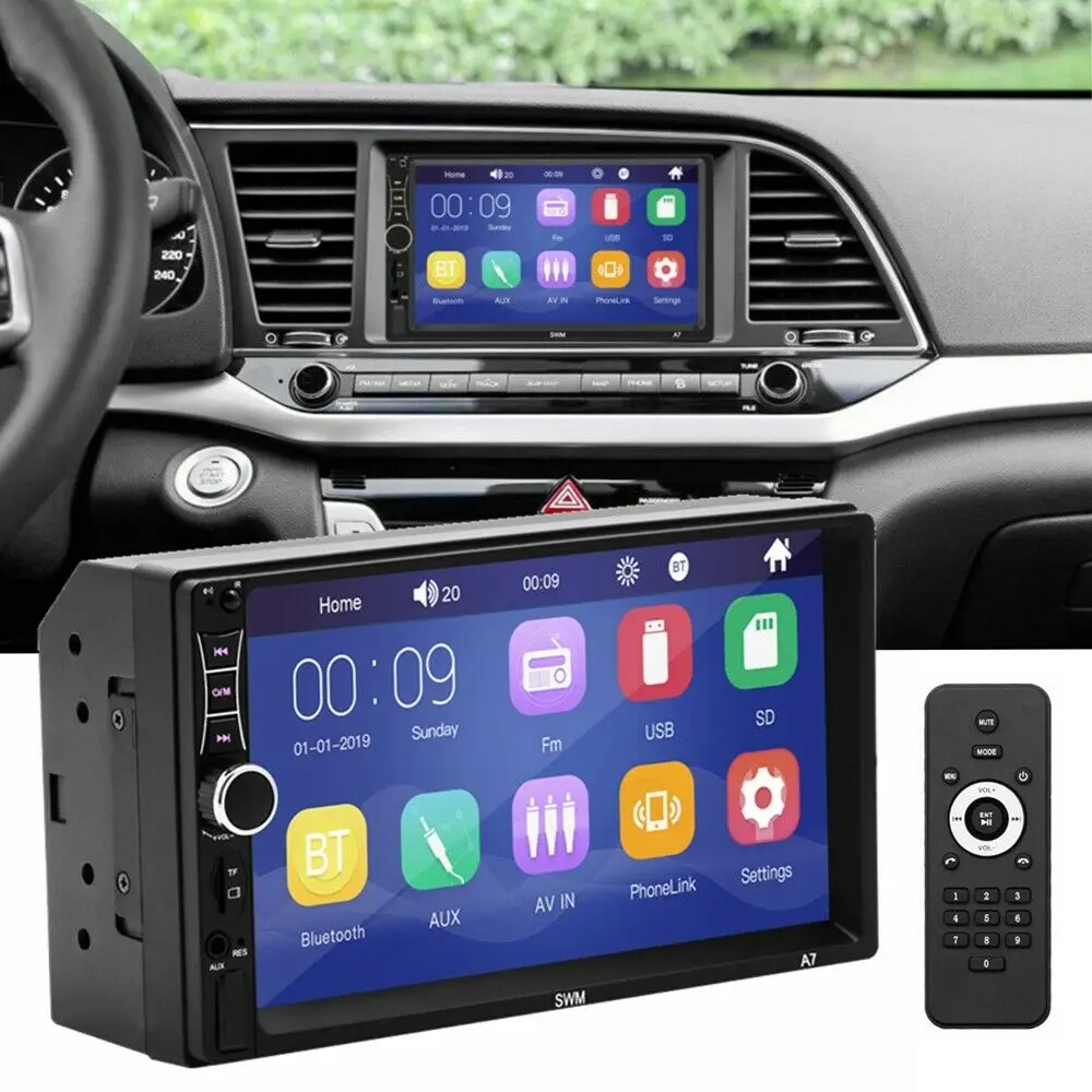 Car Multimedia Player 7 inch HD Touch Screen 2 Din Car MP5 Palyer FM Radio Video Audio Stereo TF USB AUX MP3
Car Multimedia Player 7 inch HD Touch Screen 2 Din Car MP5 Palyer FM Radio Video Audio Stereo TF USB AUX MP3