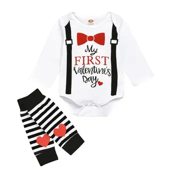 My First Valentines Day Infant Baby Boys Girls Romper Bodysuit Tops Socks Kid Outfit Clothes Autumn Long Sleeve Striped Love Set
My First Valentines Day Infant Baby Boys Girls Romper Bodysuit Tops Socks Kid Outfit Clothes Autumn Long Sleeve Striped Love Set