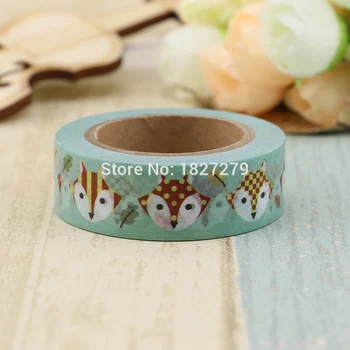 NEW 1X 15mm*10m washi tape fox DIY Scrapbooking Sticker Label Masking Tape School supply 
NEW 1X 15mm*10m washi tape fox DIY Scrapbooking Sticker Label Masking Tape School supply