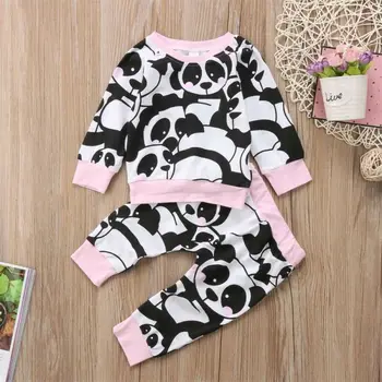 Newborn Toddler Baby Girls Cute panda Pattern Outfits Clothes Romper Jumpsuit Bodysuit+Pants Set
Newborn Toddler Baby Girls Cute panda Pattern Outfits Clothes Romper Jumpsuit Bodysuit+Pants Set