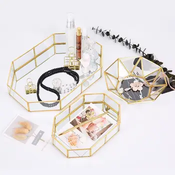 Retro Glass Storage Tray Nordic Makeup Organizer Sundries Serving Metal Dessert Plate Decorative Box Home Kitchen Decor
Retro Glass Storage Tray Nordic Makeup Organizer Sundries Serving Metal Dessert Plate Decorative Box Home Kitchen Decor