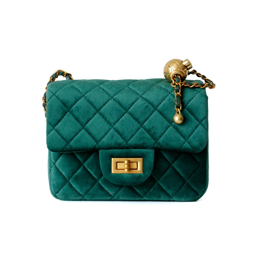 2020 Fashion Mini Green Velvet Bag Chain Rhombus Women Messenger Bag Purses and Handbags Luxury Designer Bag
2020 Fashion Mini Green Velvet Bag Chain Rhombus Women Messenger Bag Purses and Handbags Luxury Designer Bag