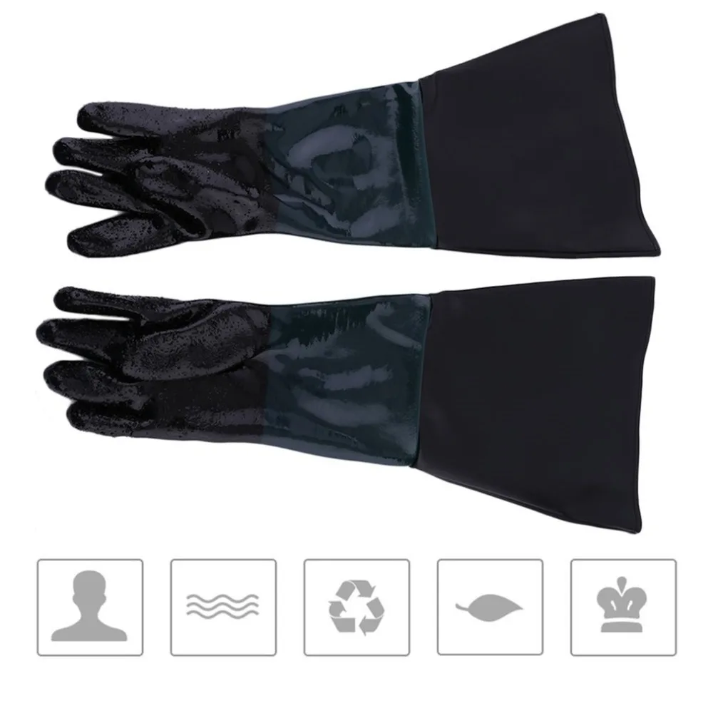1 Pair 600MM Durable Soft Heavy Duty Protective Sandblasting Replacement Machine Gloves For Sandblaster Sand Blast Cabinet Work
1 Pair 600MM Durable Soft Heavy Duty Protective Sandblasting Replacement Machine Gloves For Sandblaster Sand Blast Cabinet Work