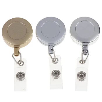 1pc Plastic Badge Reel for Access Card, Retractable Chain for Work Card, Testificate ID IC Card Holder Reel
1pc Plastic Badge Reel for Access Card, Retractable Chain for Work Card, Testificate ID IC Card Holder Reel