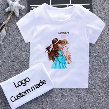 Super Mom Baby Girls T Shirt Mother and Baby Love Life Vogue Pure cotton T-Shirts Mommy's Love Kids White Clothing Child Tops
Super Mom Baby Girls T Shirt Mother and Baby Love Life Vogue Pure cotton T-Shirts Mommy's Love Kids White Clothing Child Tops