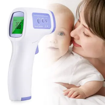 Non-contact Infrared Thermometer Handheld Portable Thermometer High Precision Measures Body Temperature In Stock!
Non-contact Infrared Thermometer Handheld Portable Thermometer High Precision Measures Body Temperature In Stock!