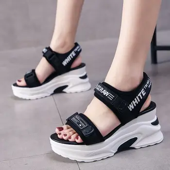 Women Outdoor Sports Sandals New Summer Thick-Soled Slopes Magic Paste Muffins Casual Female Soft Beach Shoes
Women Outdoor Sports Sandals New Summer Thick-Soled Slopes Magic Paste Muffins Casual Female Soft Beach Shoes